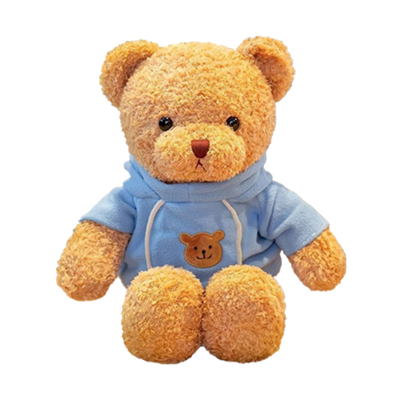 11.8 inches Teddy Bear Stuffed Animals Soft Plush Cute Teddy Bear Doll for Boys Girls (Red)