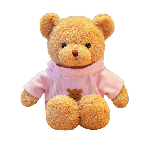 11.8 inches Teddy Bear Stuffed Animals Soft Plush Cute Teddy Bear Doll for Boys Girls (Red)