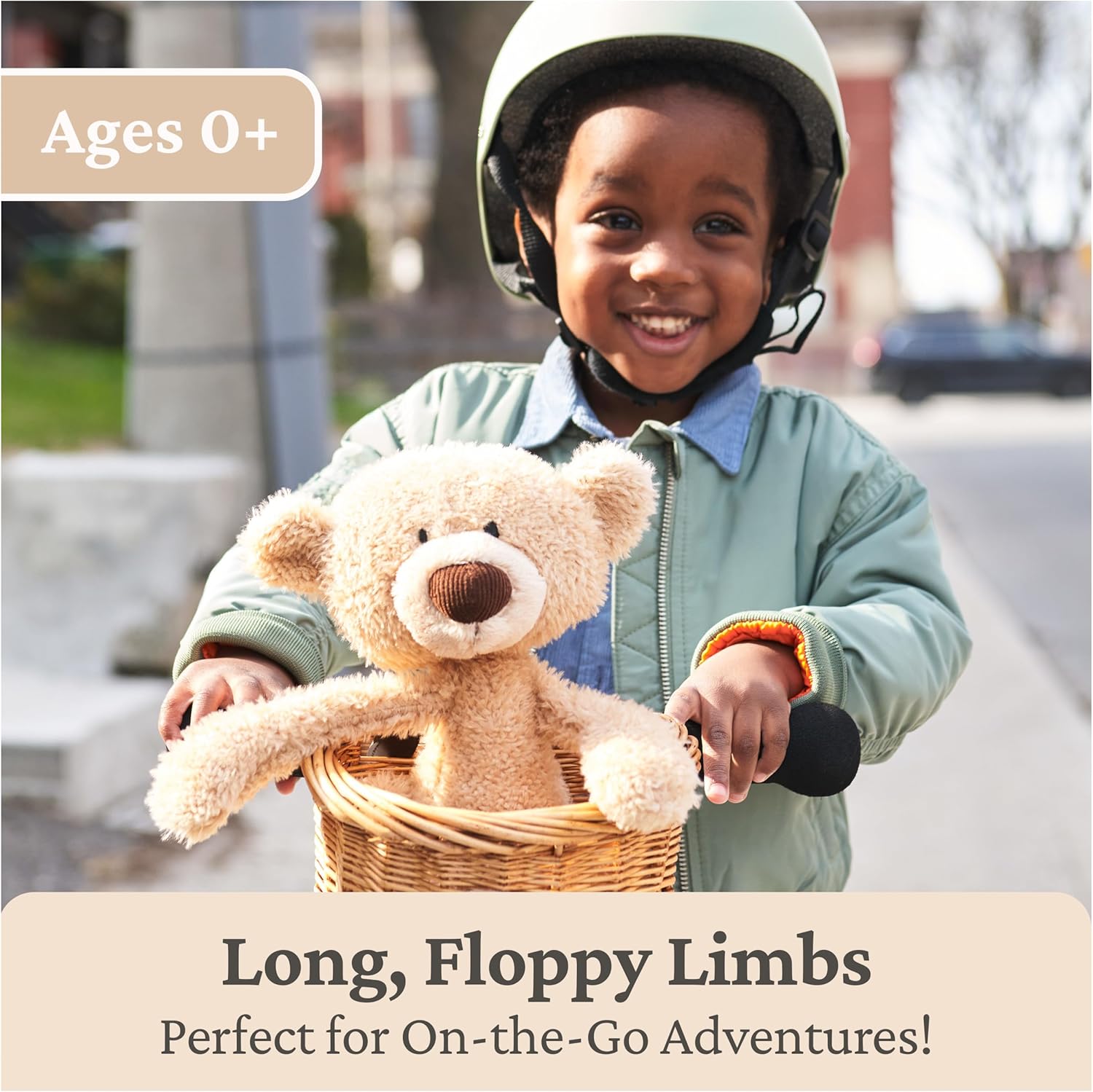 GUND Toothpick, Classic Teddy Bear Stuffed Animal for Ages 1 and Up, Beige, 15”