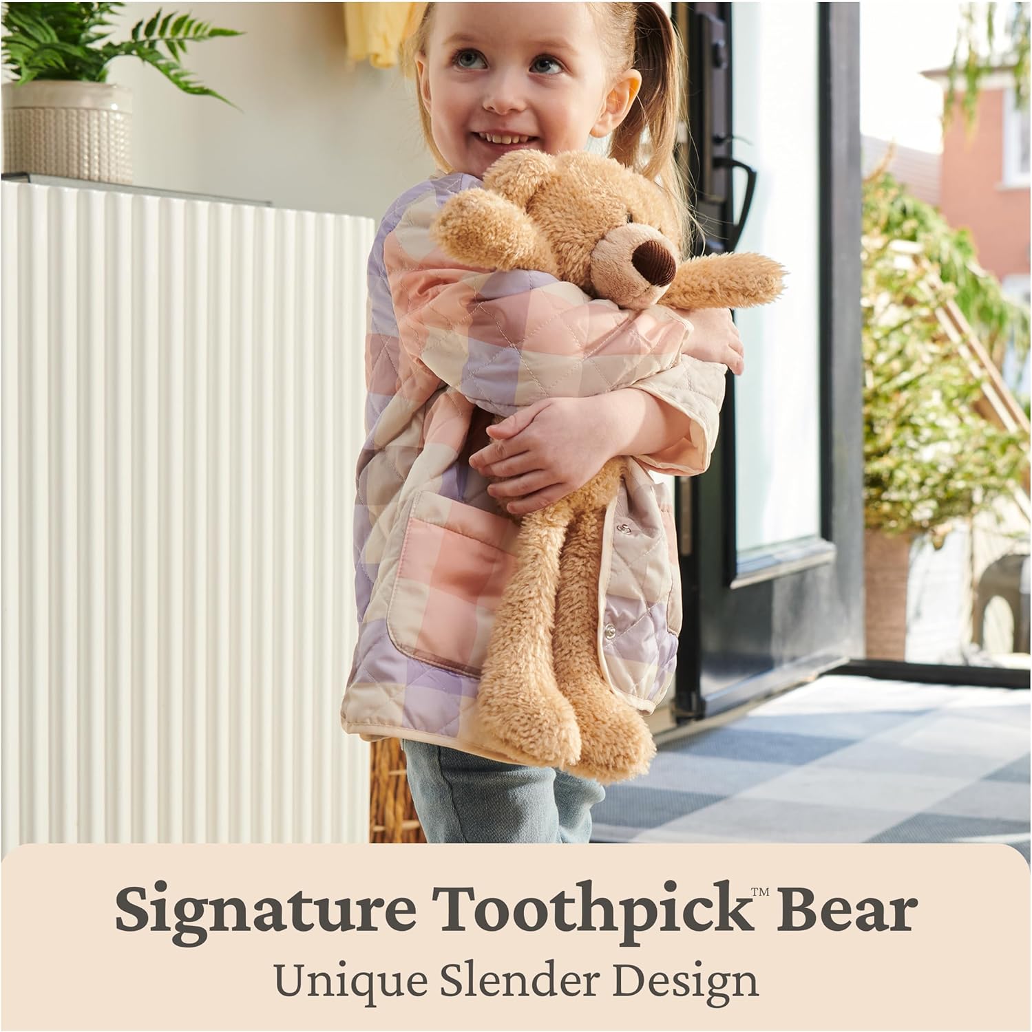 GUND Toothpick, Classic Teddy Bear Stuffed Animal for Ages 1 and Up, Beige, 15”